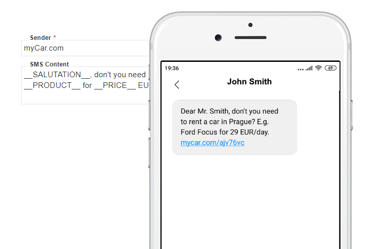 Personalize SMS like you Would E-mails Personalize SMS like you Would E-mails