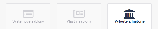 Vyberte z historie Vyberte z historie